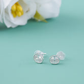 Classic Solitaire 92.5 Sterling Silver Earrings